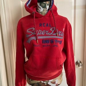 SuperDry red sweat shirt